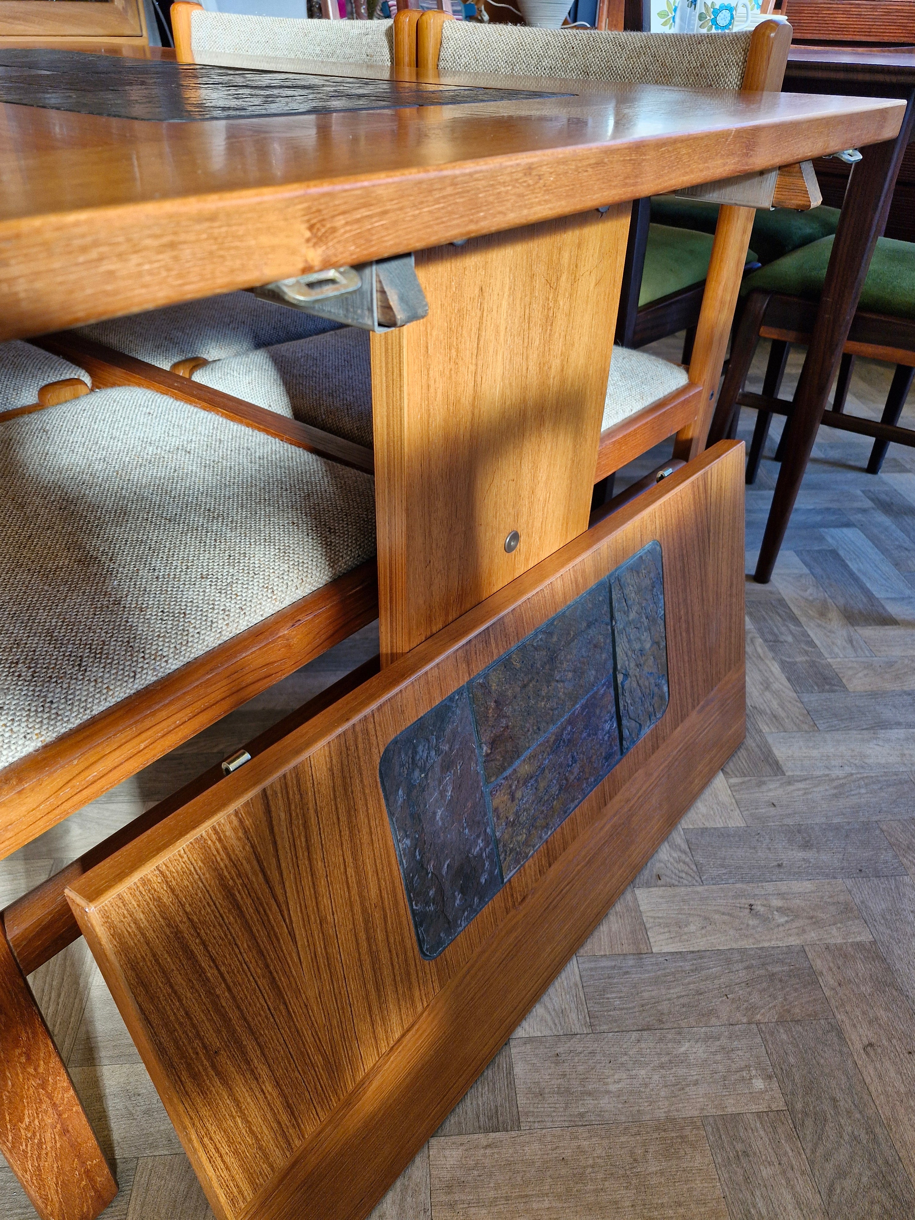 Gangso Mobler Slate Topped Dining Table