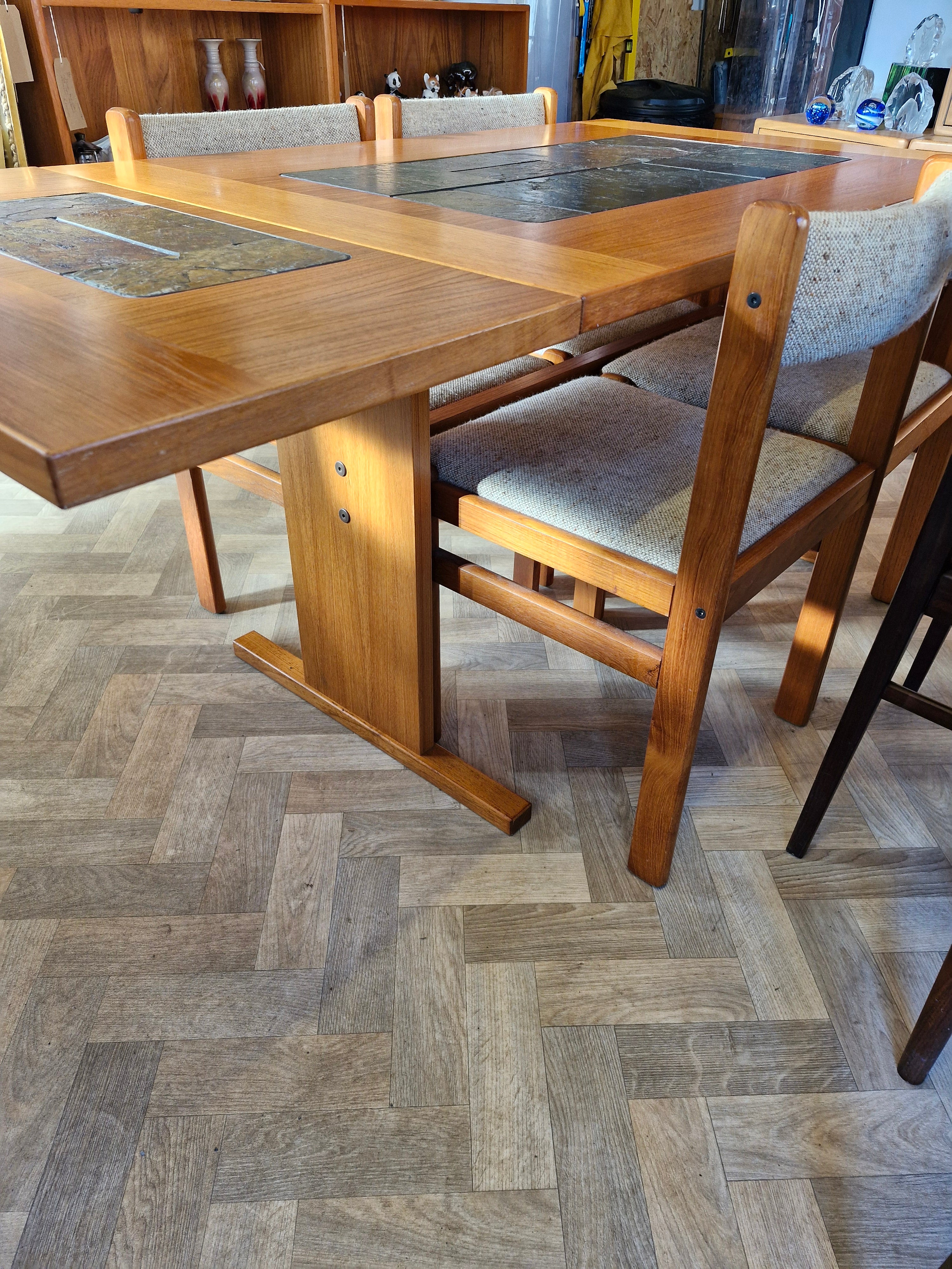 Gangso Mobler Slate Topped Dining Table