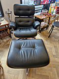 Eames Style Lounge Chair & Footstool