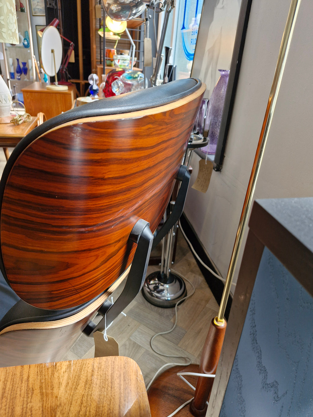 Eames Style Lounge Chair & Footstool
