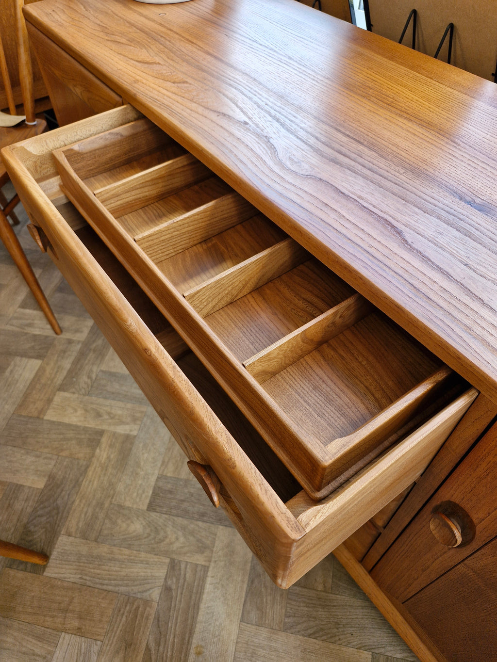 Ercol 455 Elm Sideboard