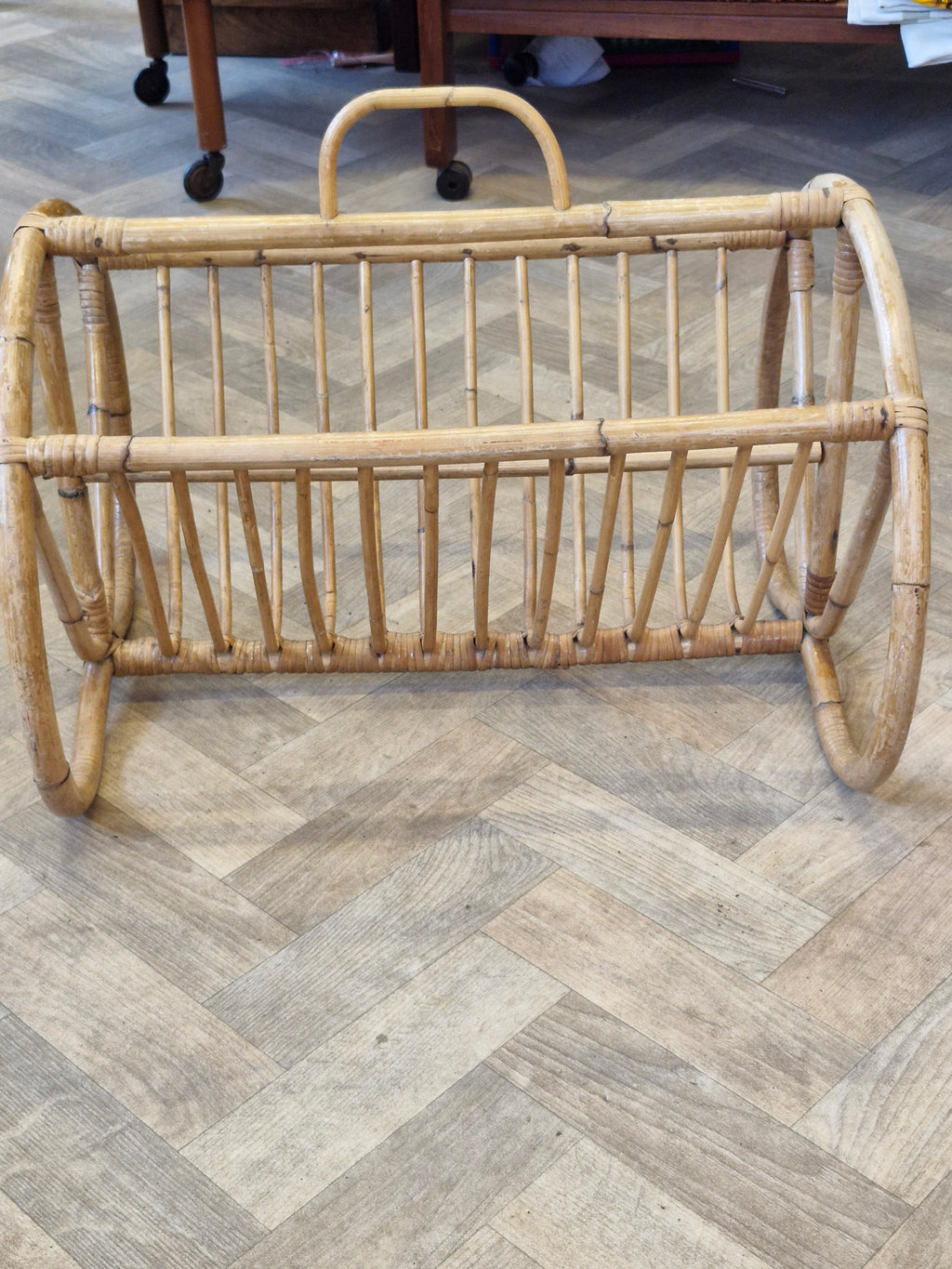 Bamboo Magazine Rack