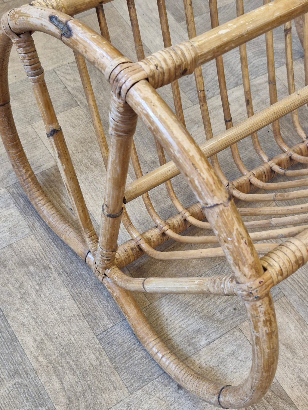 Bamboo Magazine Rack