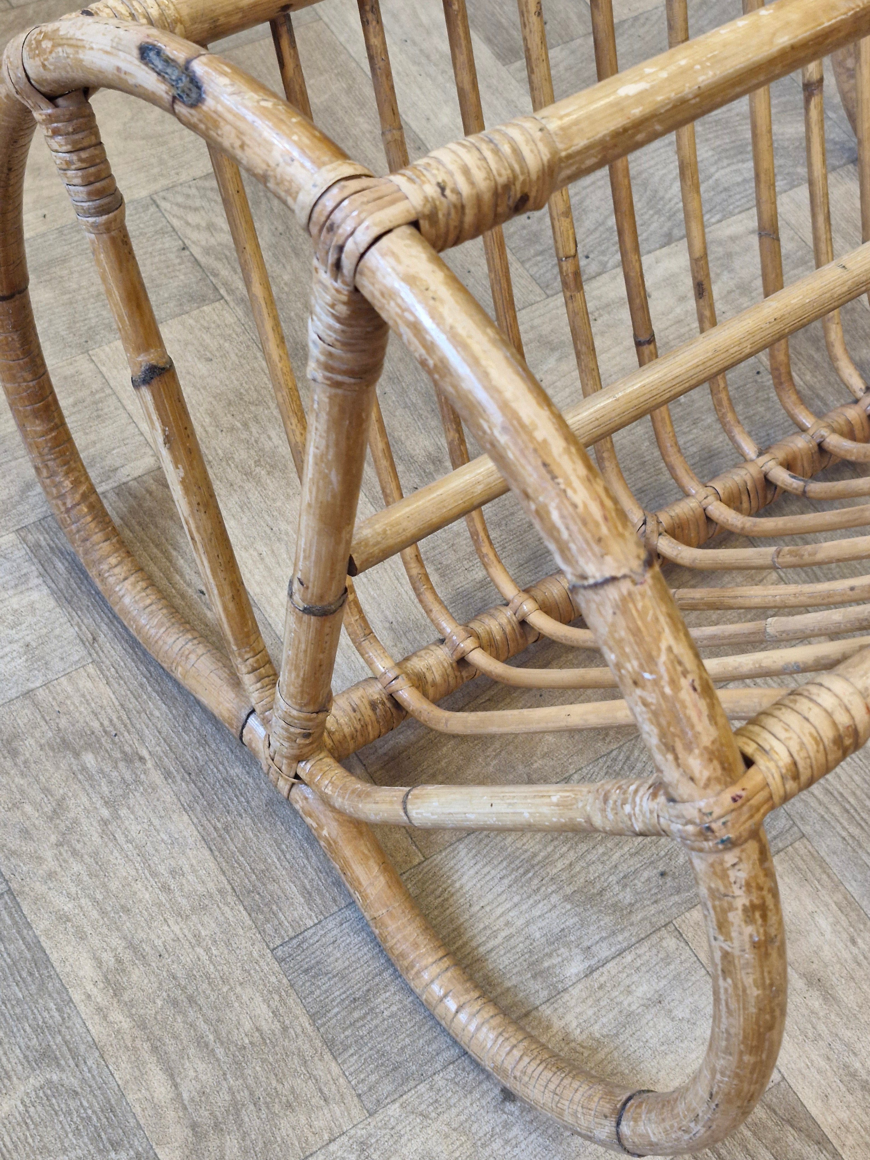 Bamboo Magazine Rack