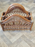 Rattan and Bentwood Magazine Rack