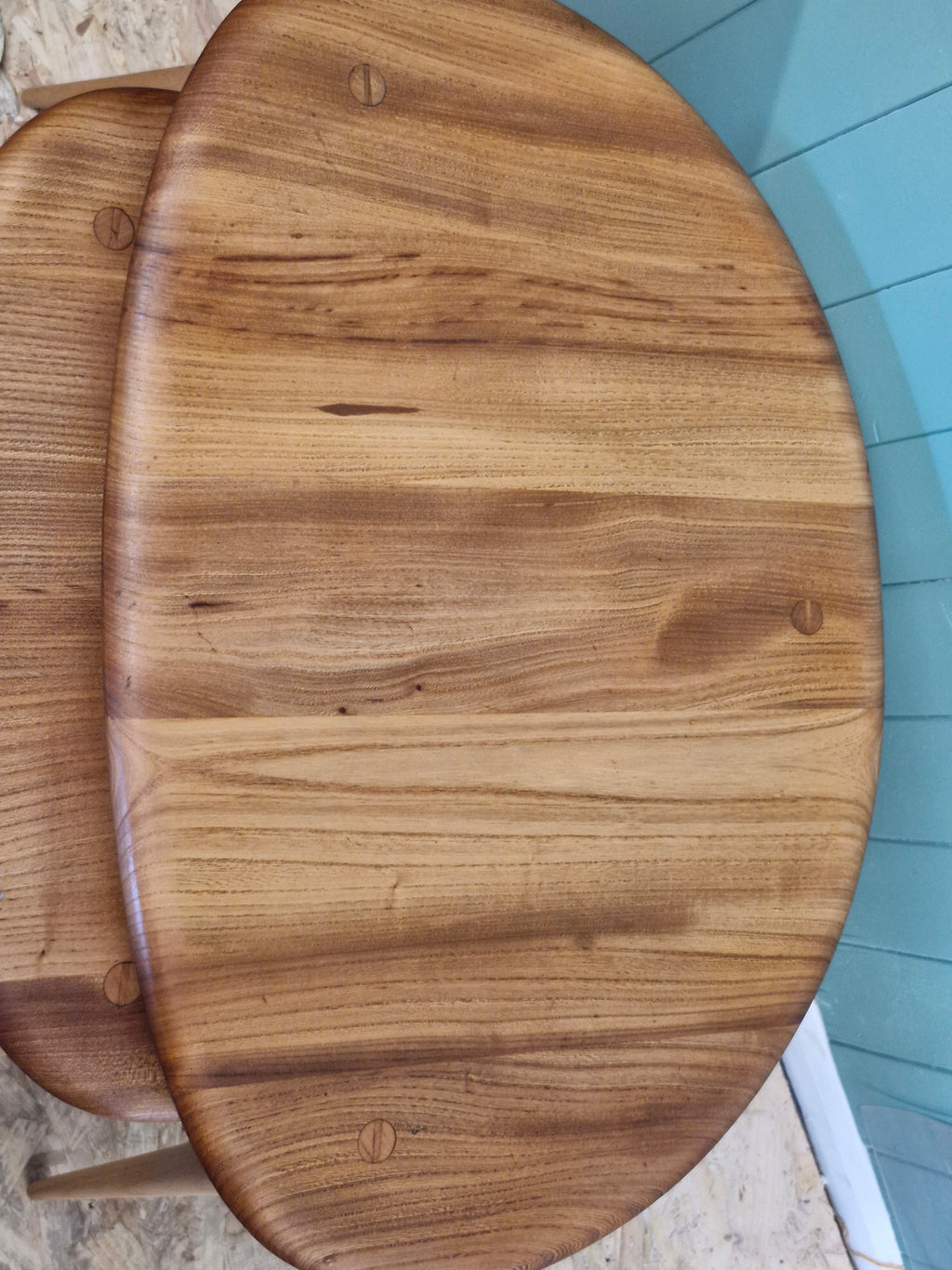 Set of 3 Ercol Pebble Tables